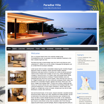 PromoteMyPlace Template